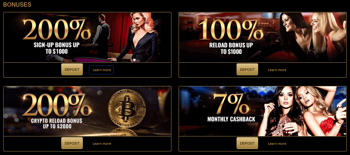 MYB Casino Bonus Offers