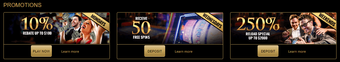 MYB Casino Promotional Offers