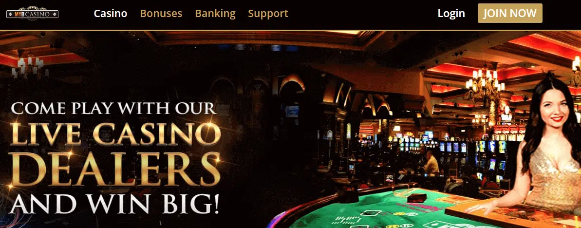 MYB Casino User Interface MYB Casino User Interface