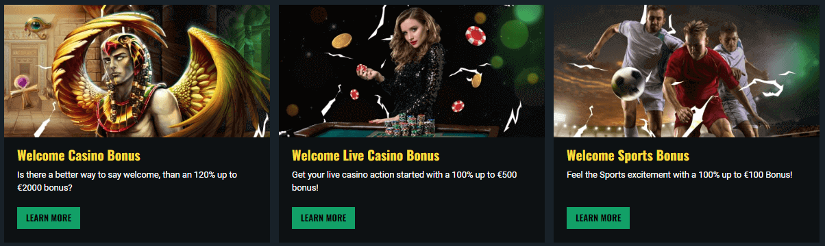 PlayFast Casino Welcome Bonus