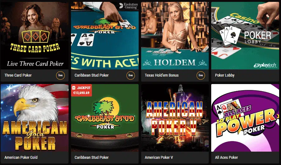 Poker Games by Betamo Casino Poker Games by Betamo Casino