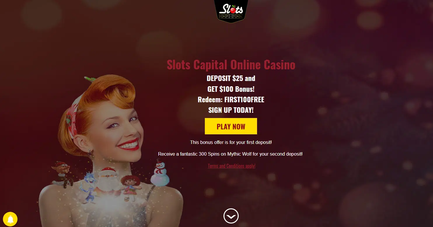 Slots Capital Casino - User Interface