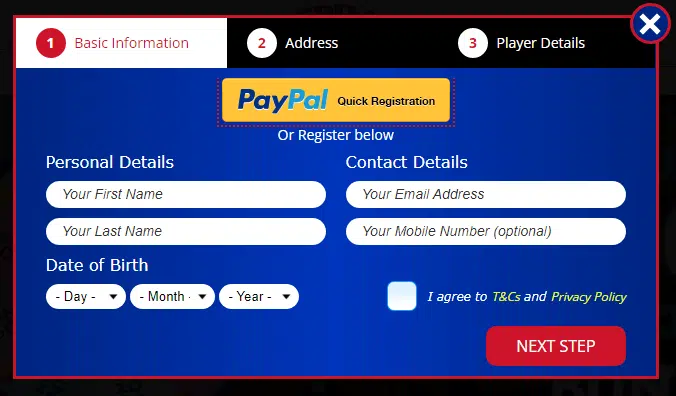 Spin Hill Casino Sign Up Process Spin Hill Casino Sign Up Process