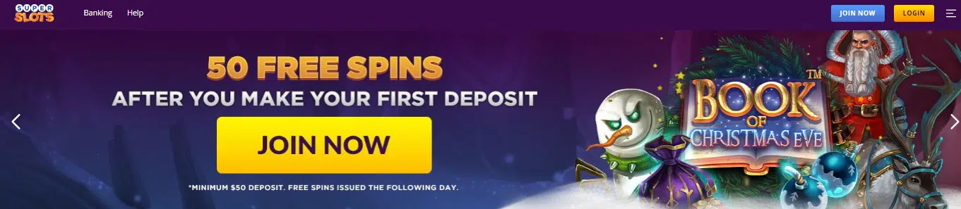 Super Slots Casino - User Interface Super Slots Casino - User Interface