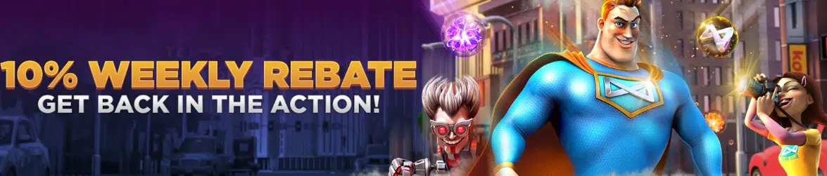 Super Slots Casino - Weekly Rebate Super Slots Casino - Weekly Rebate
