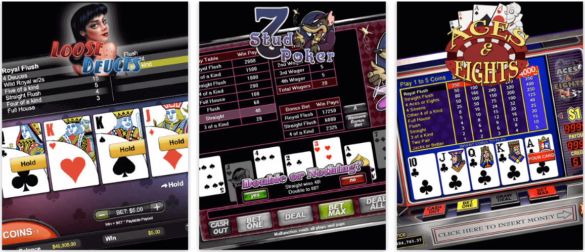 Video Poker Games by Slots Plus Casino