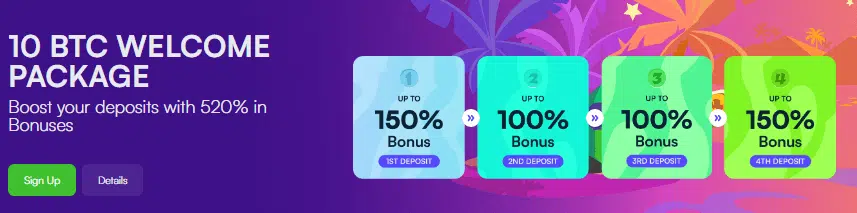 Wild.io Casino 10 BTC Welcome Package Wild.io Casino 10 BTC Welcome Package