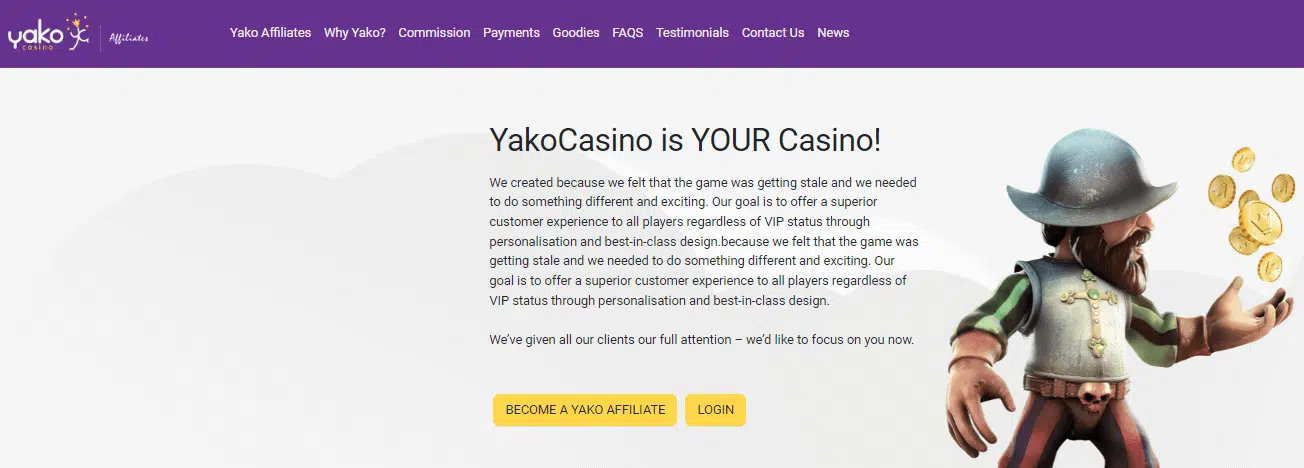 Yako Casino Affilaite Program Yako Casino Affilaite Program