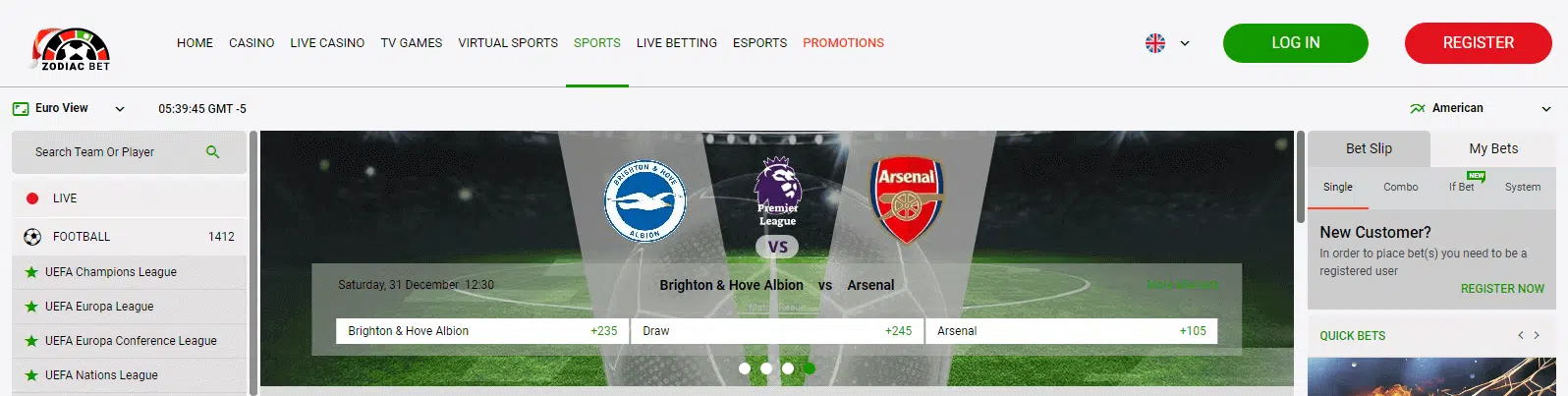 Zodiacbet Sportsbook