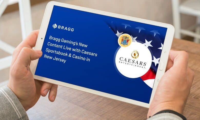 Bragg Gaming goes live in New Jersey with Caesars