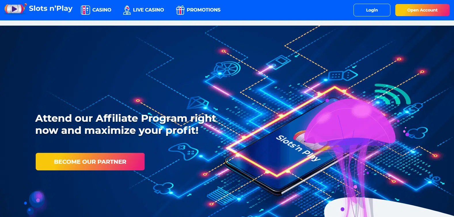 Slots n'Play Casino Affiliate Program Slots n'Play Casino Affiliate Program