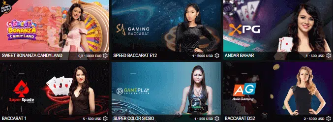 BetAndYou Live Casino Games BetAndYou Live Casino Games