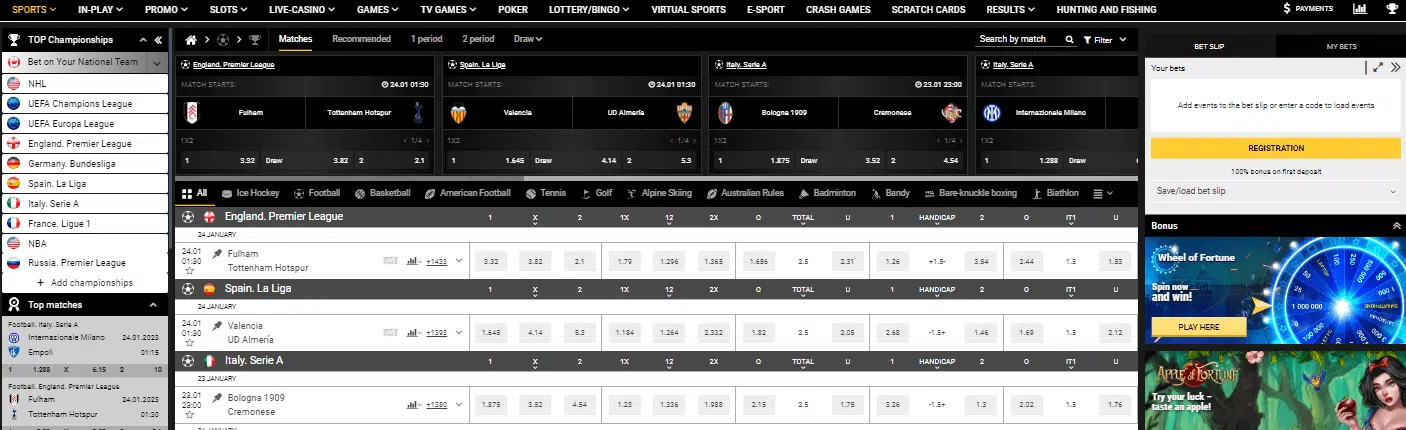 BetAndYou Sportsbook BetAndYou Sportsbook