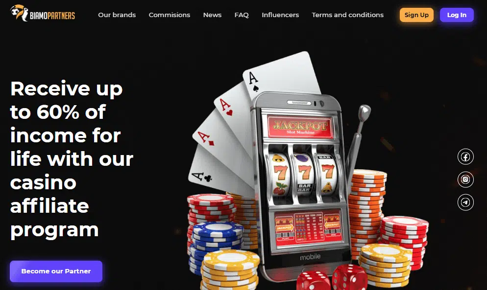 BiamoBet Casino Affiliate Program BiamoBet Casino Affiliate Program
