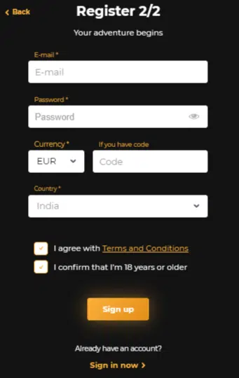 BiamoBet Casino Sign up BiamoBet Casino Sign up