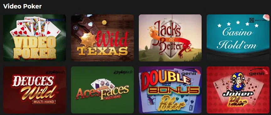 BiamoBet Casino Video Poker BiamoBet Casino Video Poker