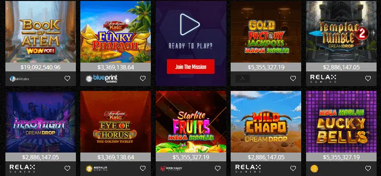 Captain Spins Casino Jackpot Games Captain Spins Casino Jackpot Games