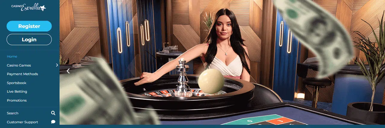 Casino Estrella User Interface Casino Estrella User Interface