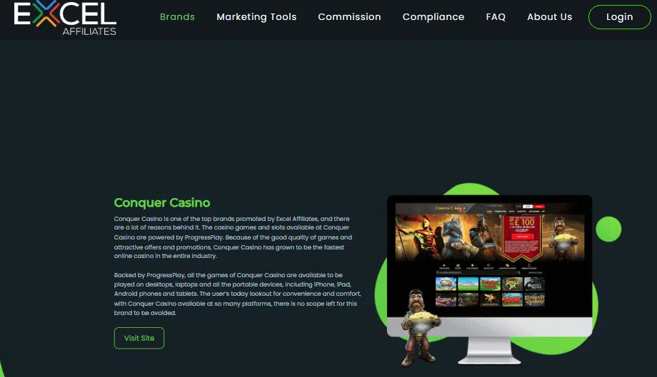 Conquer Casino Affiliate Program Conquer Casino Affiliate Program