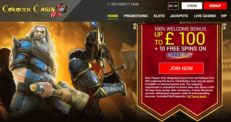 Conquer Casino - User Interface Conquer Casino - User Interface