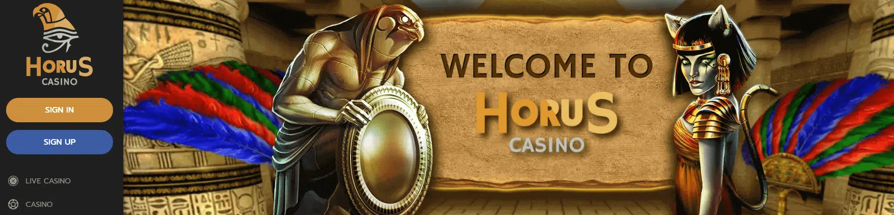 Horus Casino User Interface Horus Casino User Interface