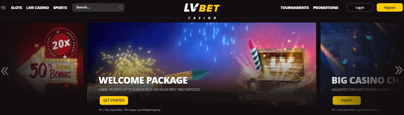 LV BET User Interface