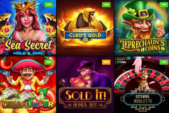 Neospin Casino Crypto Games