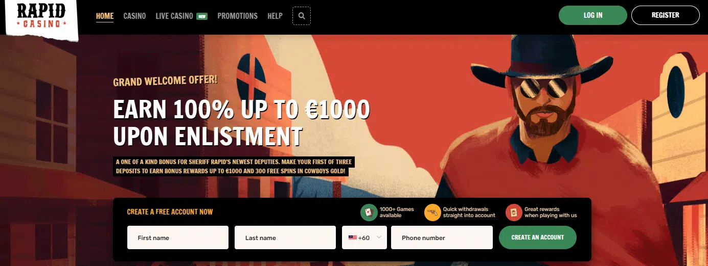 Rapid Casino User Interface Rapid Casino User Interface