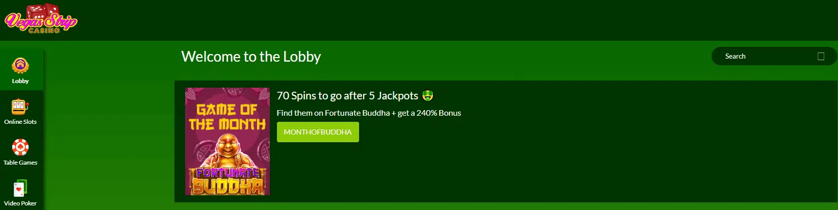 Vegas Strip Casino User Interface Vegas Strip Casino User Interface