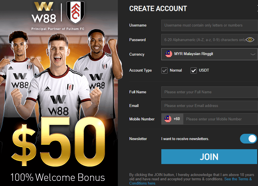 Log In And Bet on W88 Casino Online Bookie In 2023