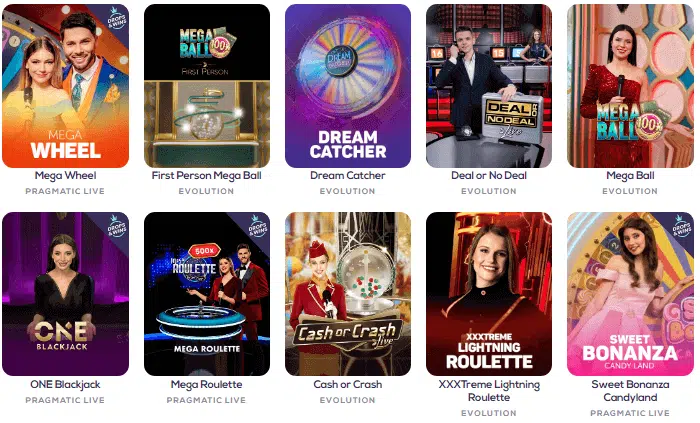Wild Fortune Live Casino Games Wild Fortune Live Casino Games
