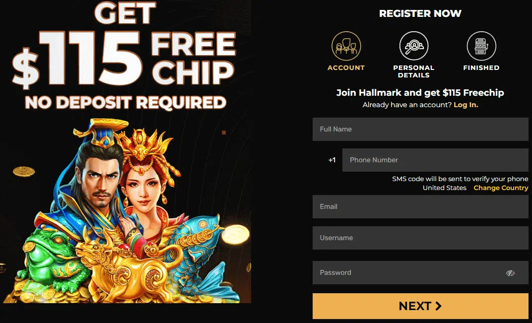 Hallmark Casino Sign Up Process Hallmark Casino Sign Up Process