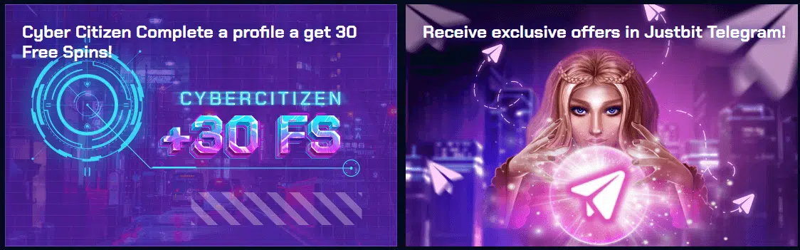 Justbit Casino Cyber Citizen Offer Justbit Casino Cyber Citizen Offer
