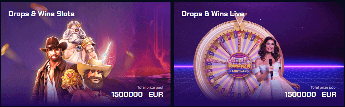 Justbit Casino Drops & Wins Promo