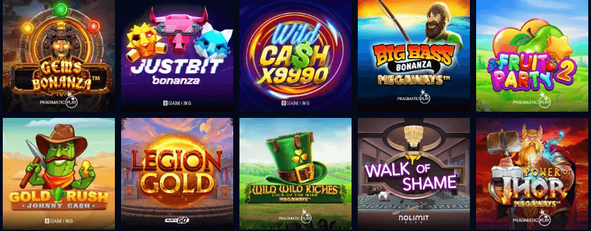 Justbit Casino Popular Games