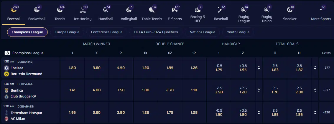 Justbit Sportsbook Justbit Sportsbook