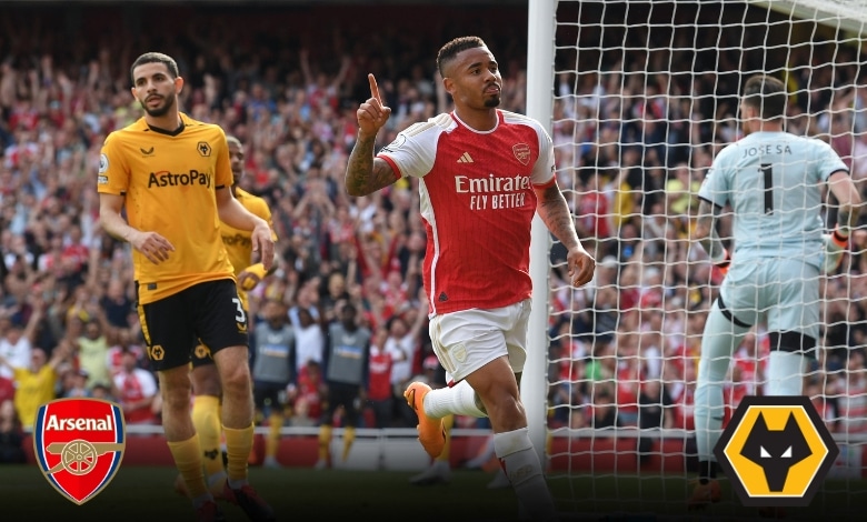 Arsenal seconds the leaderboard with a 5-0 win over the Wolves in Premier League