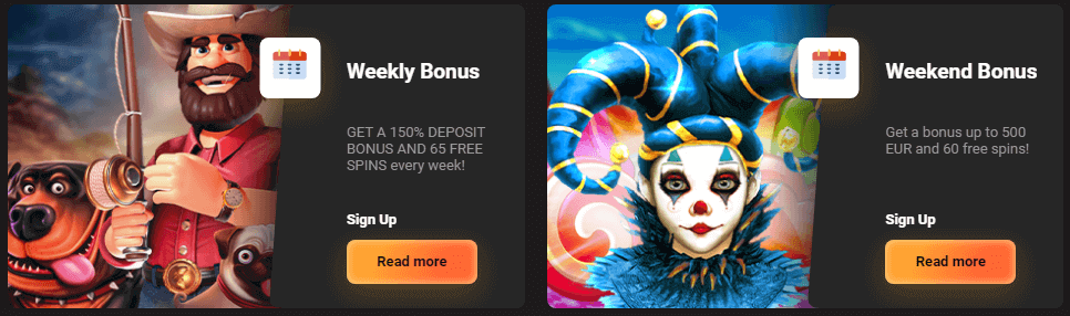 GGBET Casino Weekly & Weekend Bonuses