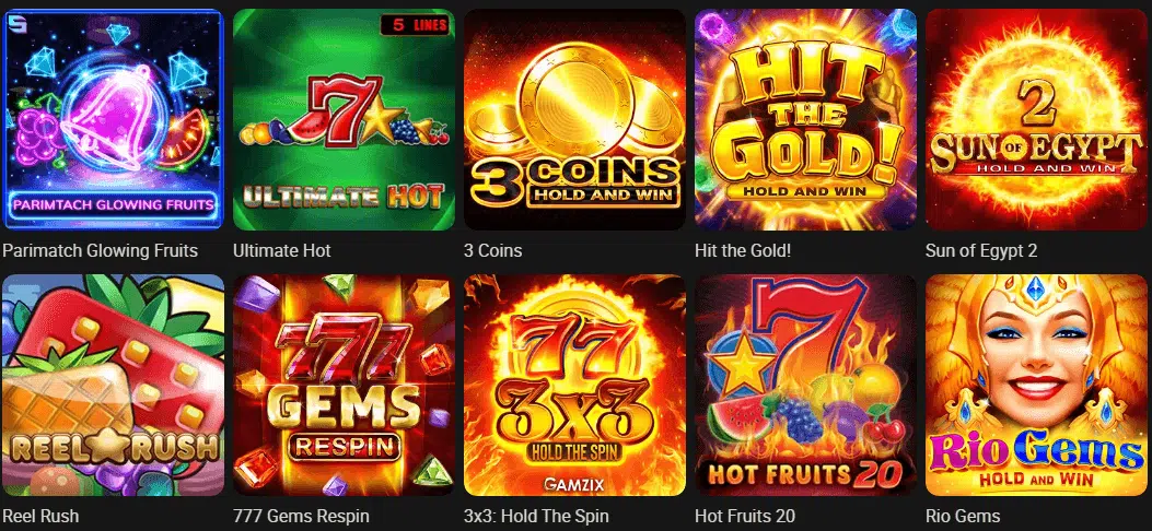 Parimatch Slot Games Parimatch Slot Games