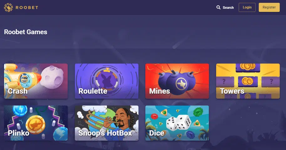 Roobet Games Roobet Games