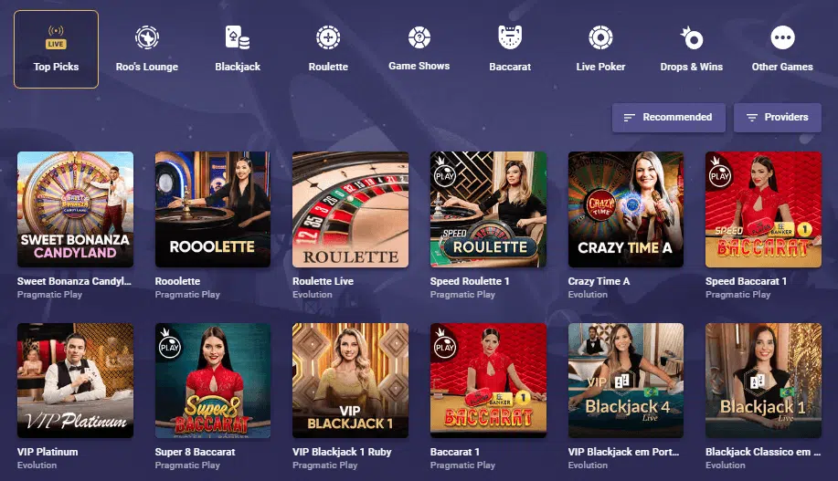 Roobet Live Casino Games Roobet Live Casino Games