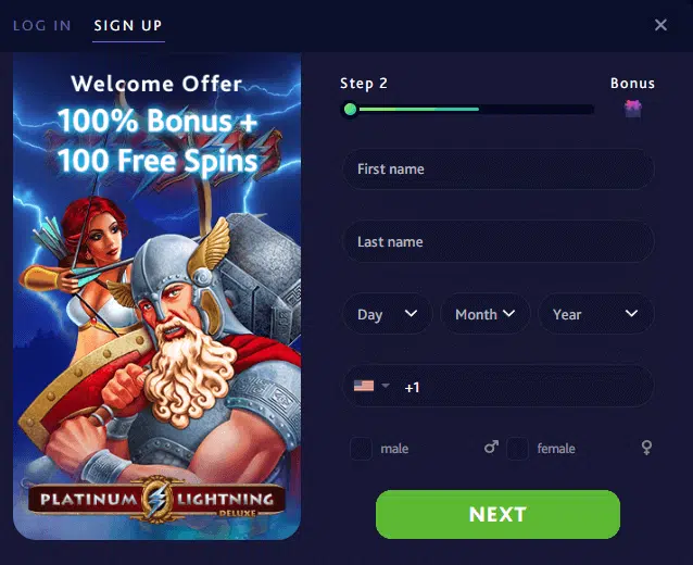 7BitCasino Sign-up Process 7BitCasino Sign-up Process