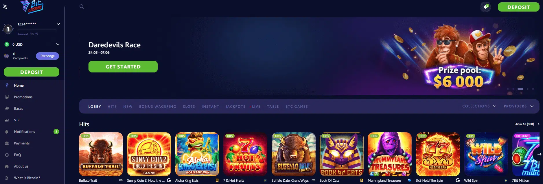 7BitCasino User Experience 7BitCasino User Experience