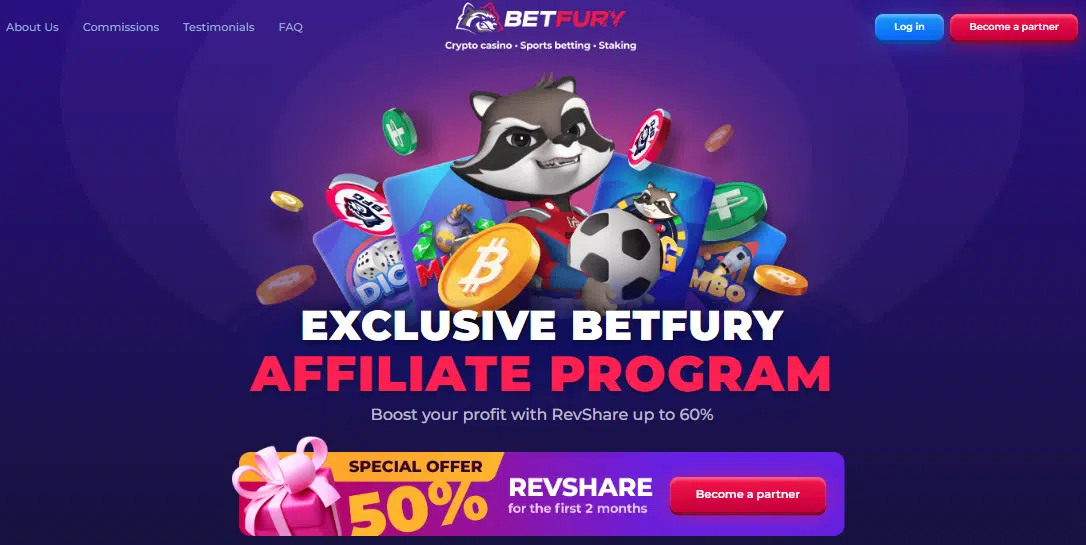 BetFury Casino Affiliate Program BetFury Casino Affiliate Program