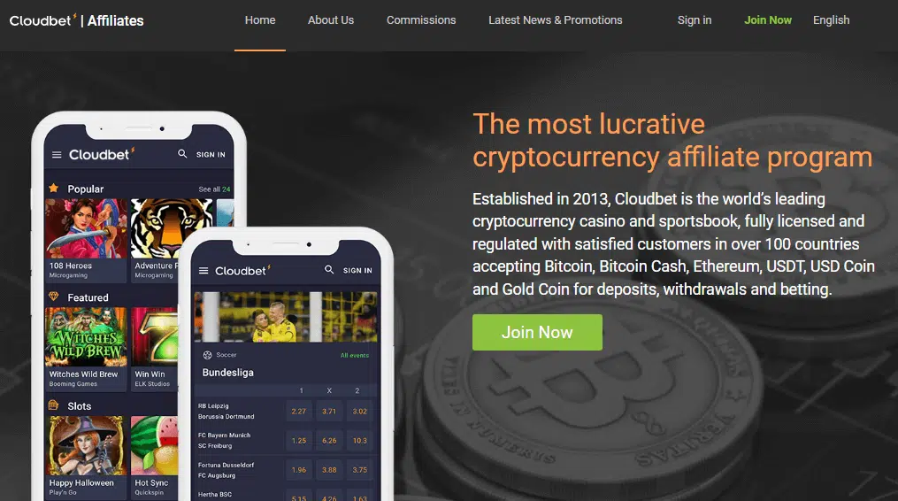 CloudBet Affiliate Program CloudBet Affiliate Program