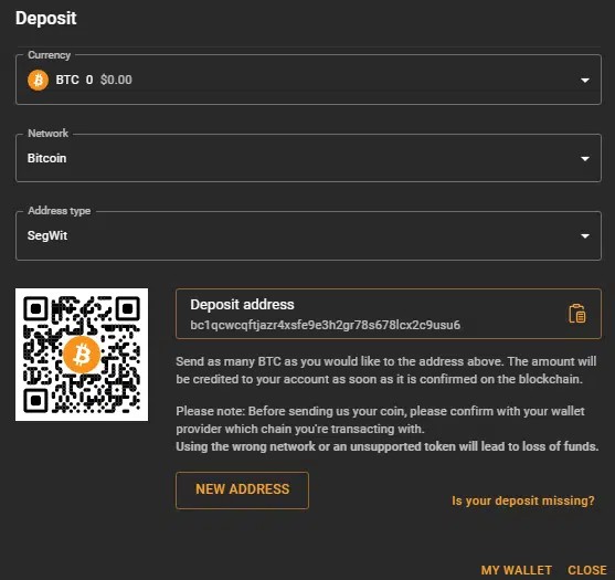 CloudBet Deposit Method CloudBet Deposit Method