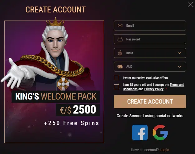 King Billy Casino Registration Process King Billy Review: King Billy Casino Registration Process