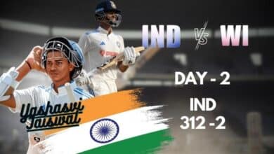 Yashasvi’s debut 100 helps India lead by 162 runs vs West Indies