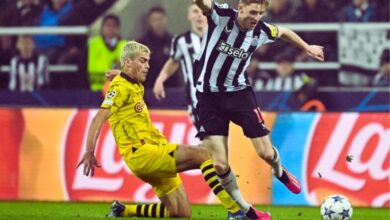 Champions League Dortmund claims 1-0 win over Newcastle