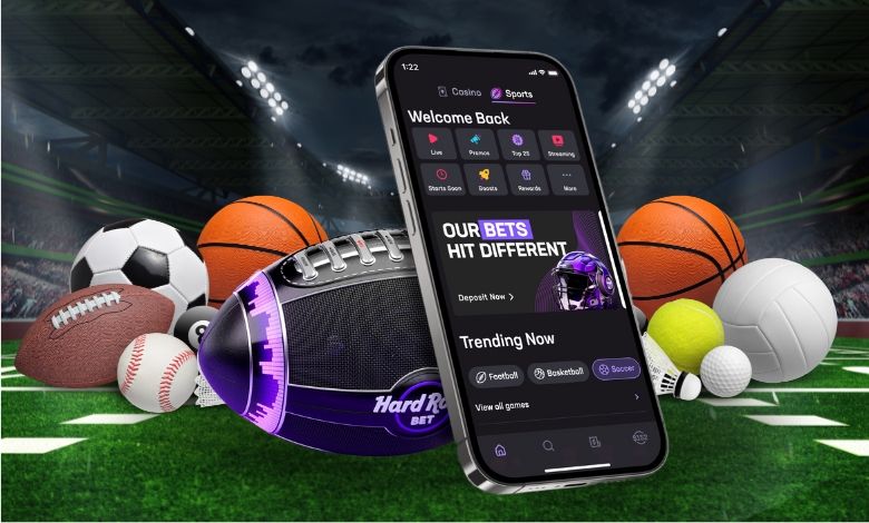 Hard Rock Bet sports betting app positioned live